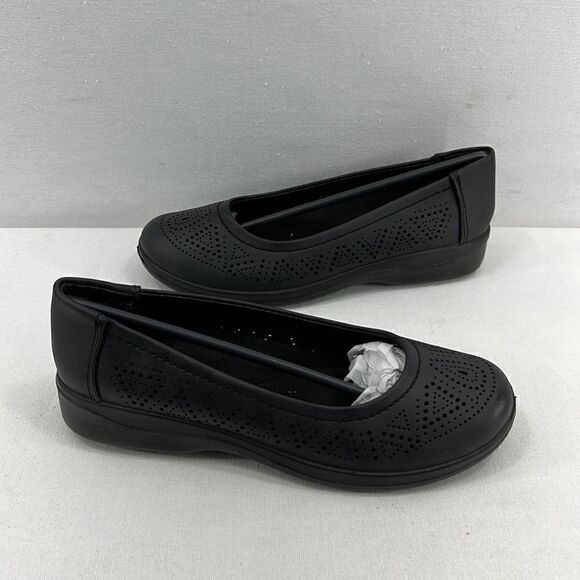 Easy Street Tex Comfort Flats- Black- Size 5.5- NIB - Picture 5 of 7